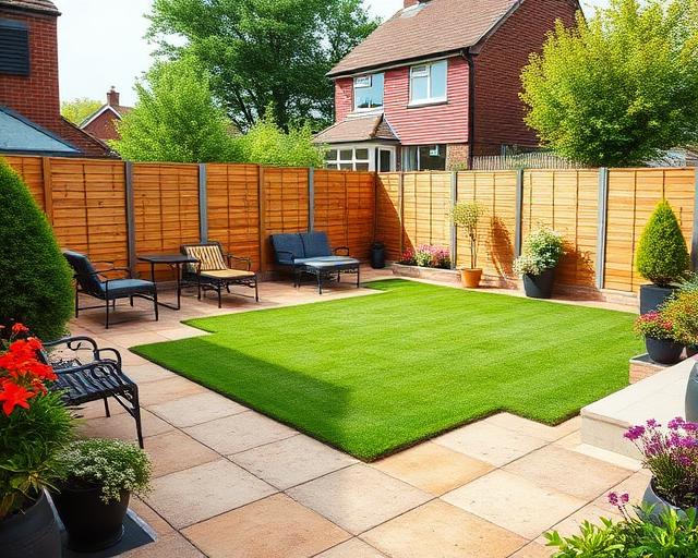 Garden after landscaping