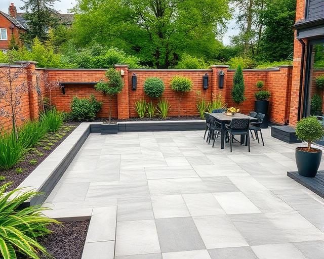Modern Porcelain Patio