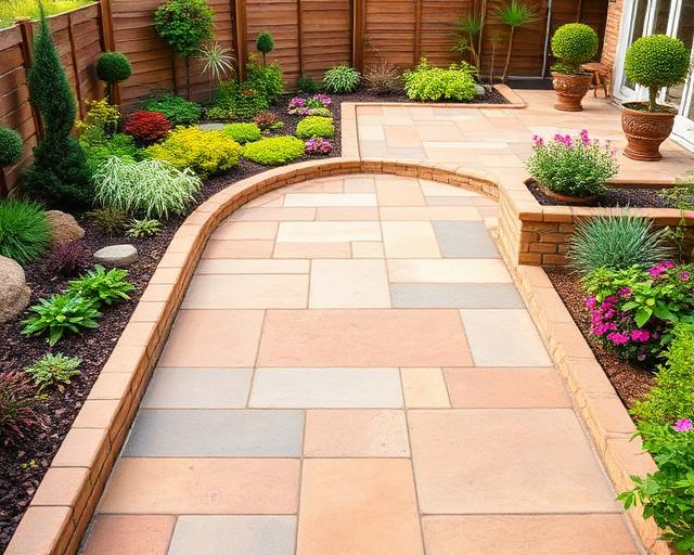 Sandstone Patio Garden